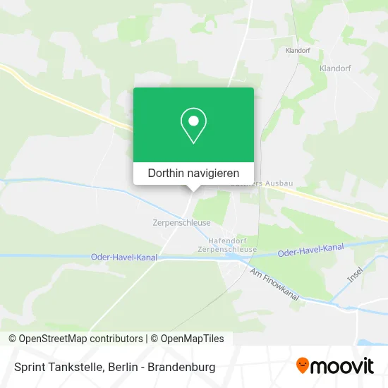 Sprint Tankstelle Karte