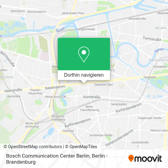 Bosch Communication Center Berlin Karte