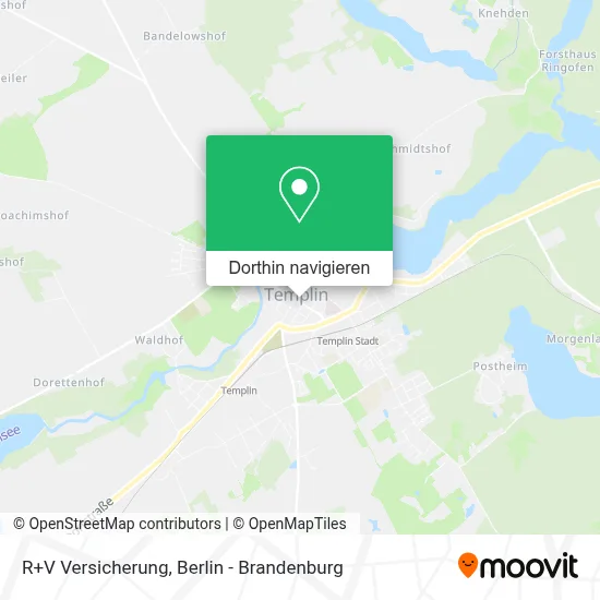 R+V Versicherung Karte
