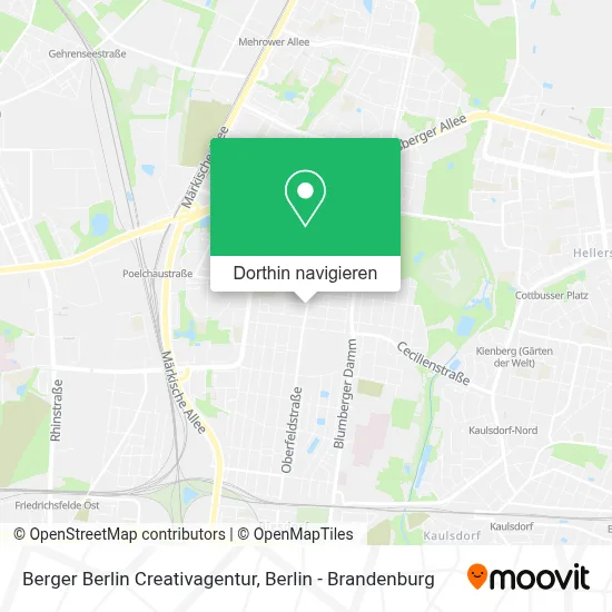 Berger Berlin Creativagentur Karte