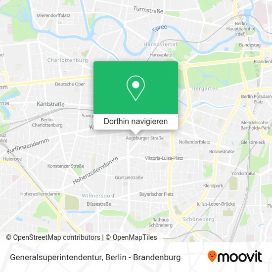 Generalsuperintendentur Karte