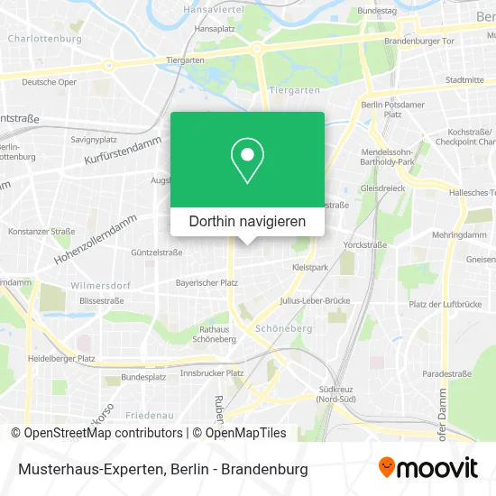 Musterhaus-Experten Karte