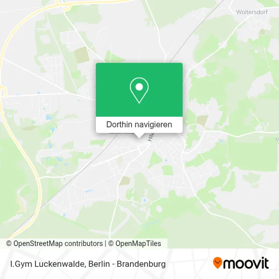 I.Gym Luckenwalde Karte