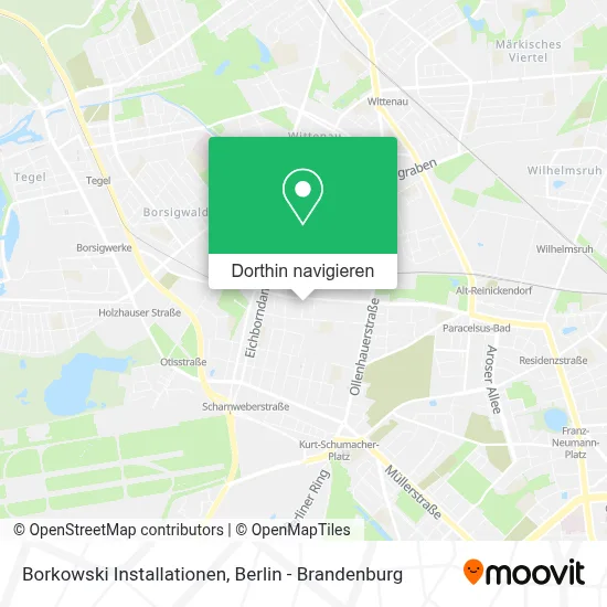 Borkowski Installationen Karte