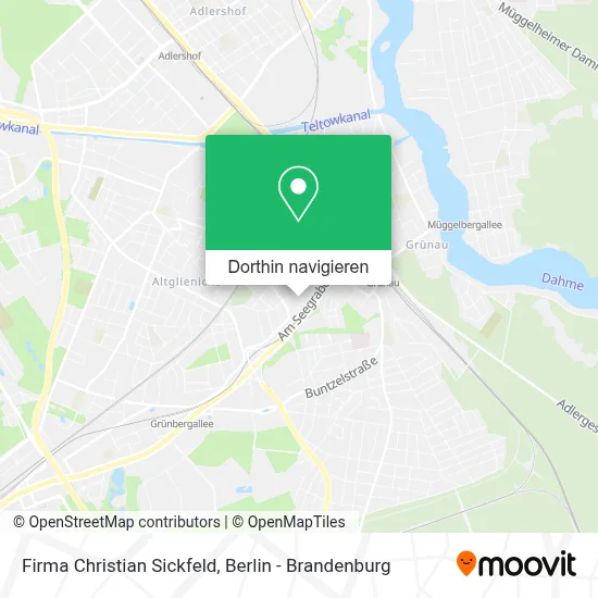 Firma Christian Sickfeld Karte