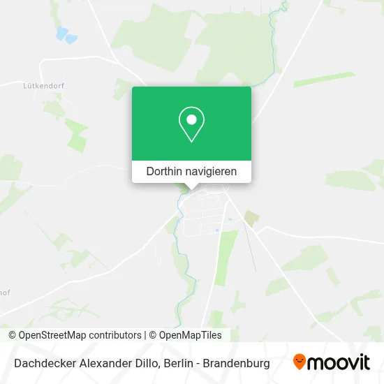 Dachdecker Alexander Dillo Karte
