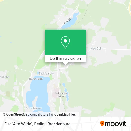 Der "Alte Wilde" Karte