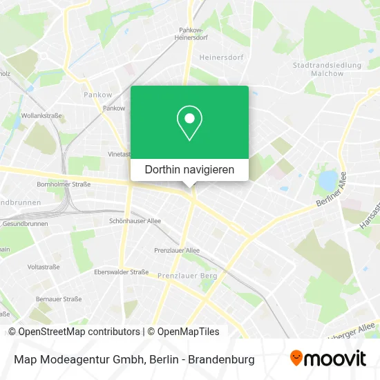 Map Modeagentur Gmbh Karte