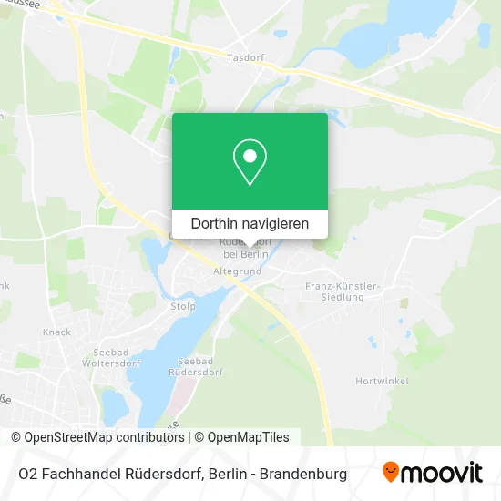 O2 Fachhandel Rüdersdorf Karte