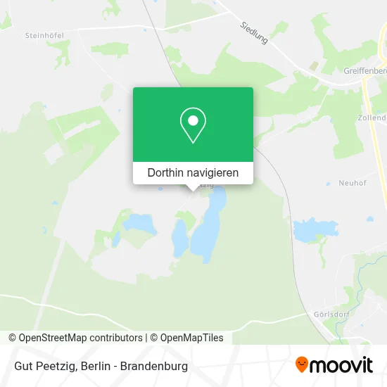 Gut Peetzig Karte