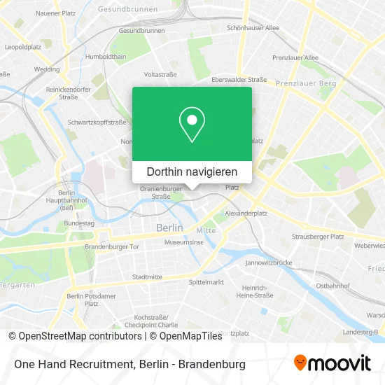 One Hand Recruitment Karte