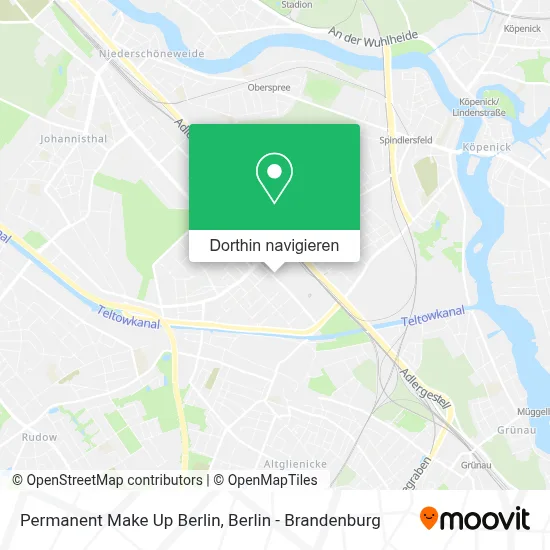 Permanent Make Up Berlin Karte