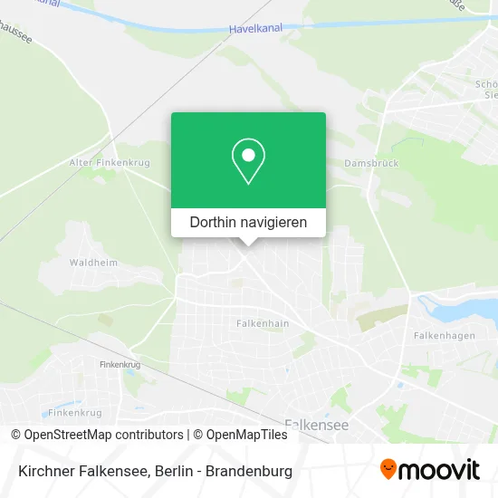 Kirchner Falkensee Karte