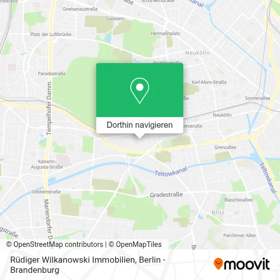 Rüdiger Wilkanowski Immobilien Karte