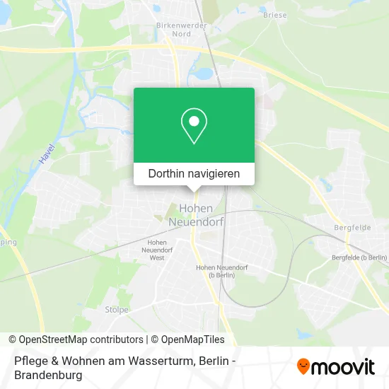 Pflege & Wohnen am Wasserturm Karte