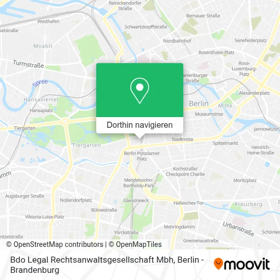 Bdo Legal Rechtsanwaltsgesellschaft Mbh Karte