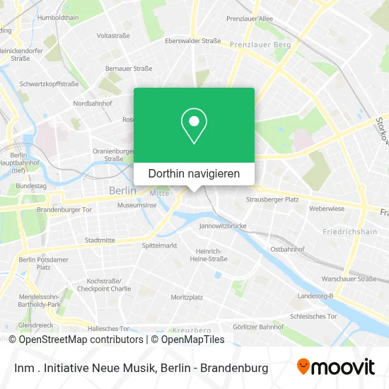 Inm . Initiative Neue Musik Karte