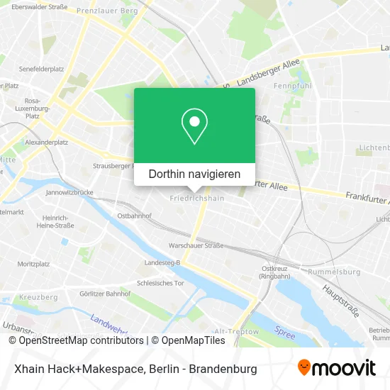 Xhain Hack+Makespace Karte