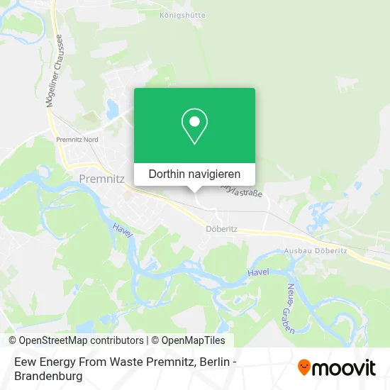 Eew Energy From Waste Premnitz Karte