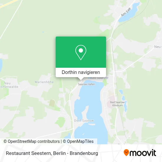 Restaurant Seestern Karte
