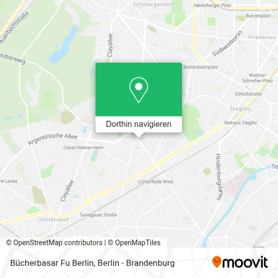 Bücherbasar Fu Berlin Karte
