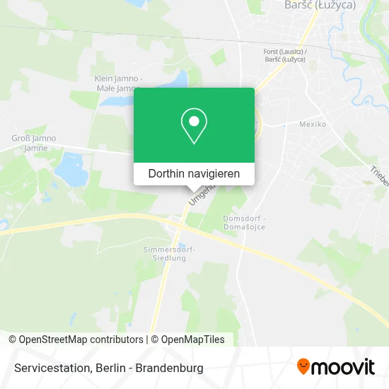 Servicestation Karte