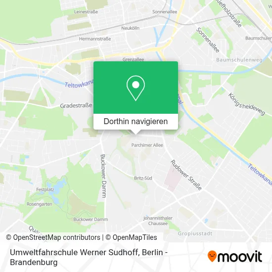 Umweltfahrschule Werner Sudhoff Karte