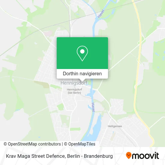 Krav Maga Street Defence Karte
