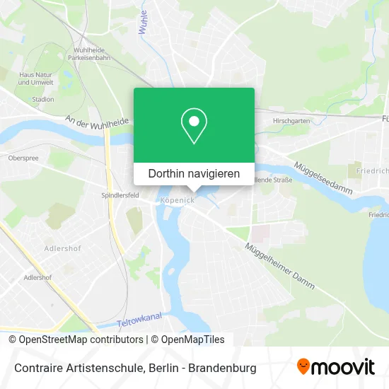 Contraire Artistenschule Karte