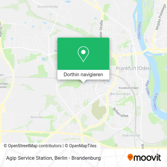 Agip Service Station Karte