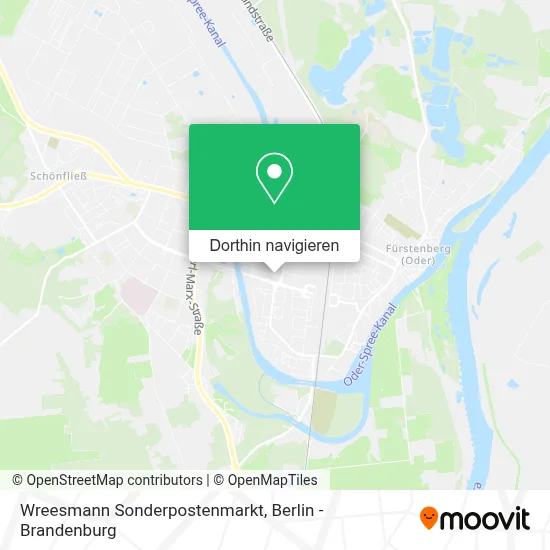 Wreesmann Sonderpostenmarkt Karte