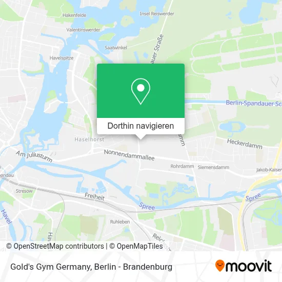 Gold's Gym Germany Karte