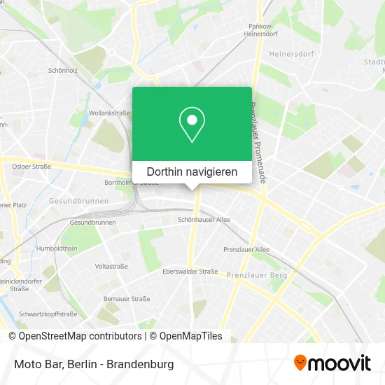 Moto Bar Karte