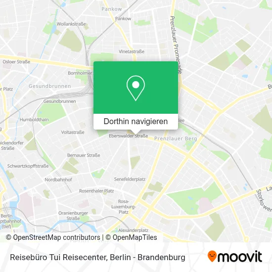 Reisebüro Tui Reisecenter Karte