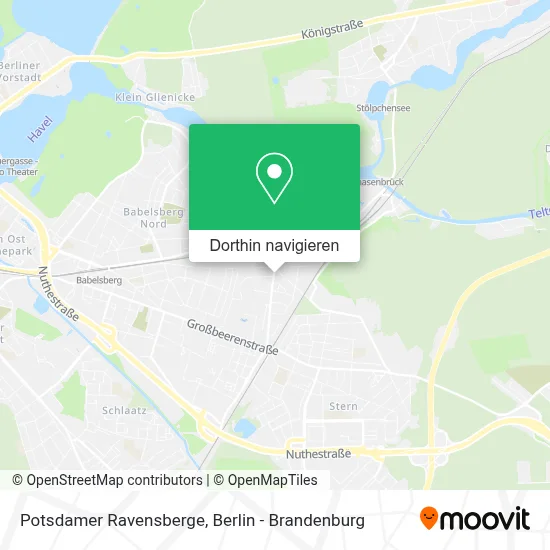 Potsdamer Ravensberge Karte