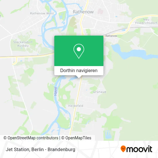 Jet Station Karte