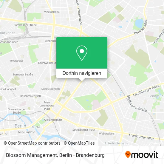 Blossom Management Karte
