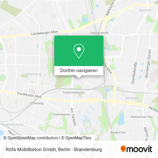 Röfa Mobilbeton Gmbh Karte