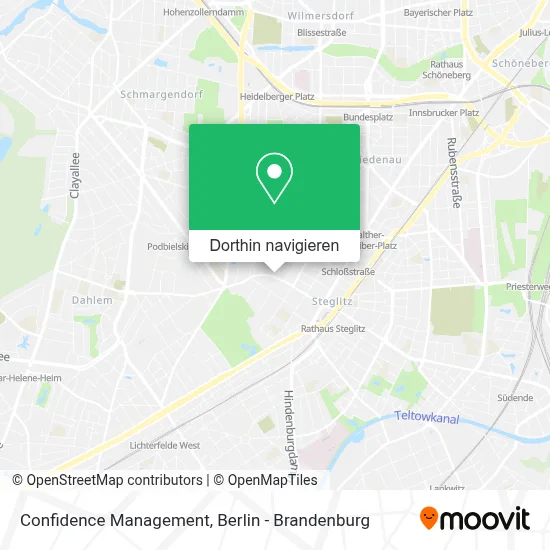 Confidence Management Karte