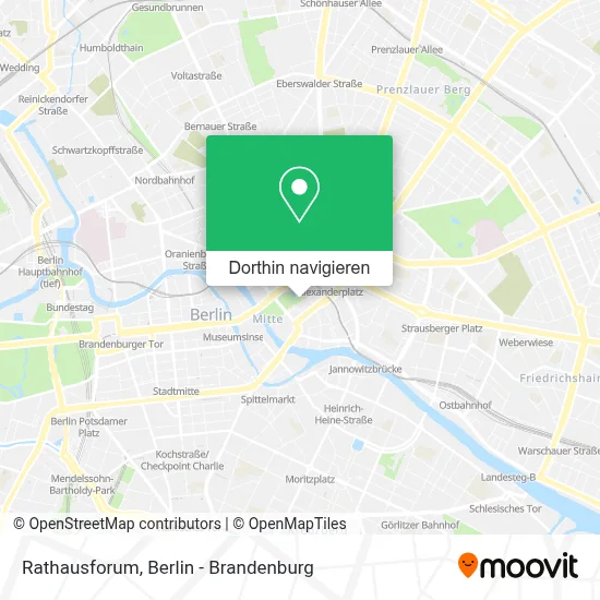 Rathausforum Karte