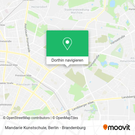 Mandarie Kunstschule Karte