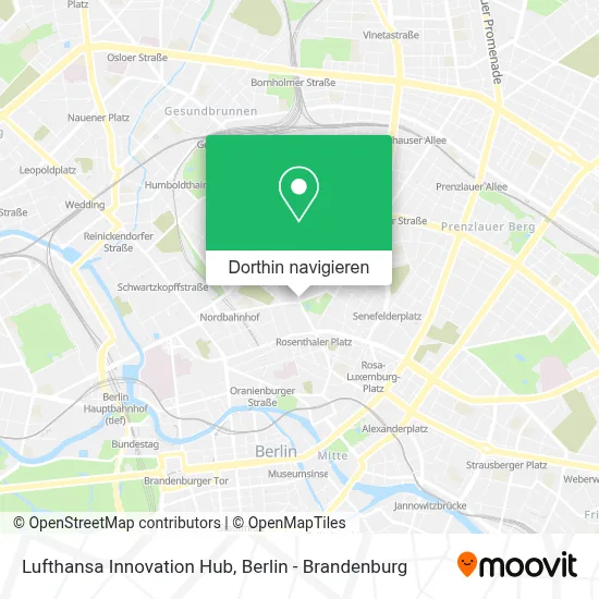 Lufthansa Innovation Hub Karte