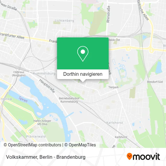 Volkskammer Karte