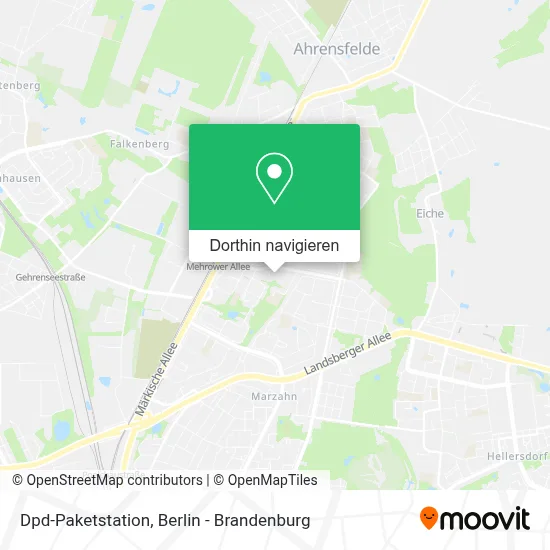 Dpd-Paketstation Karte