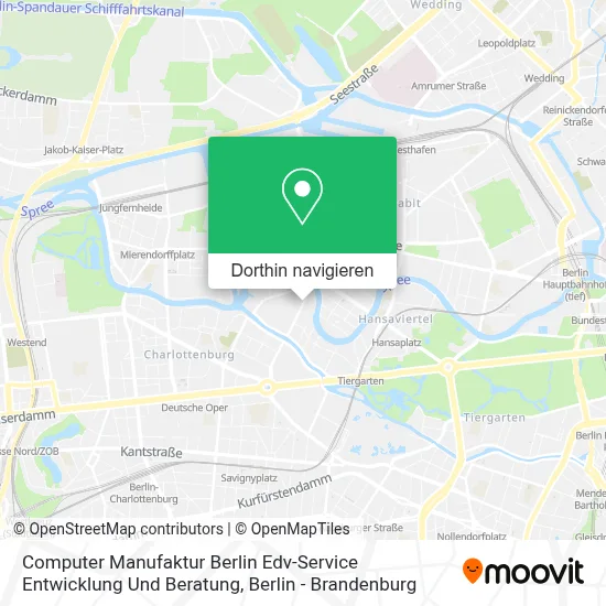 Computer Manufaktur Berlin Edv-Service Entwicklung Und Beratung Karte