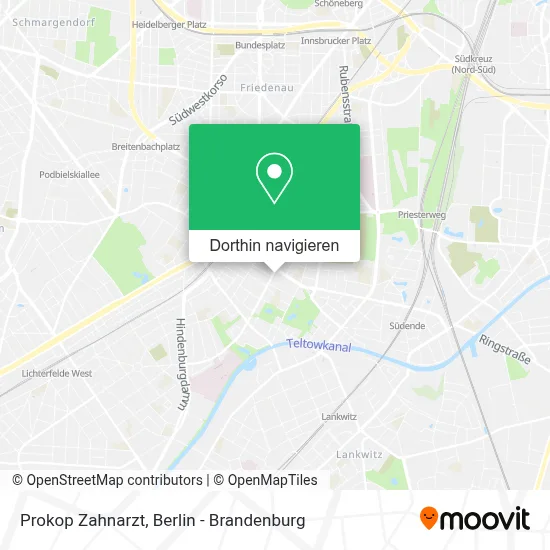 Prokop Zahnarzt Karte