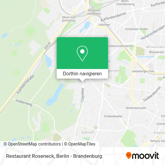 Restaurant Roseneck Karte