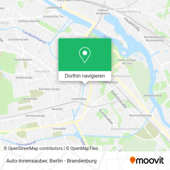 Auto-Innensauber Karte
