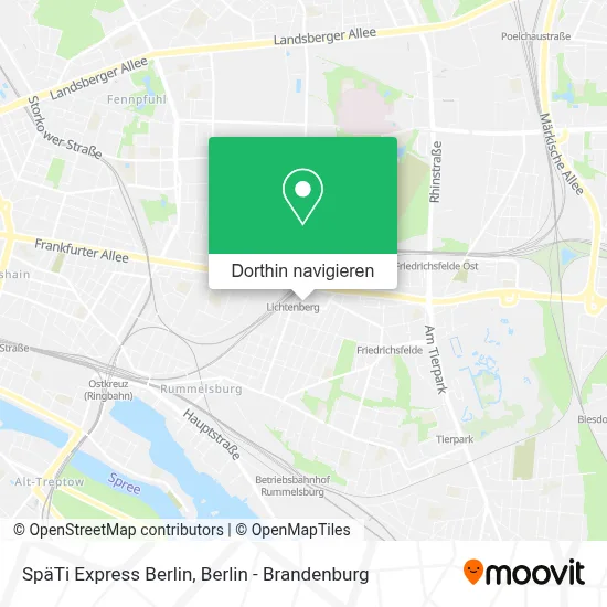 SpäTi Express Berlin Karte