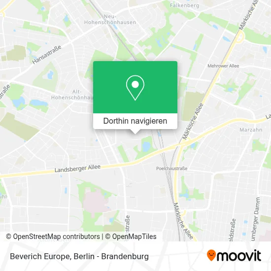 Beverich Europe Karte
